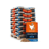 Heizfuxx Blue Holzpellets ENplus A1 – 975 kg Palette (65 x 15 kg), zertifizierte Holzpellets