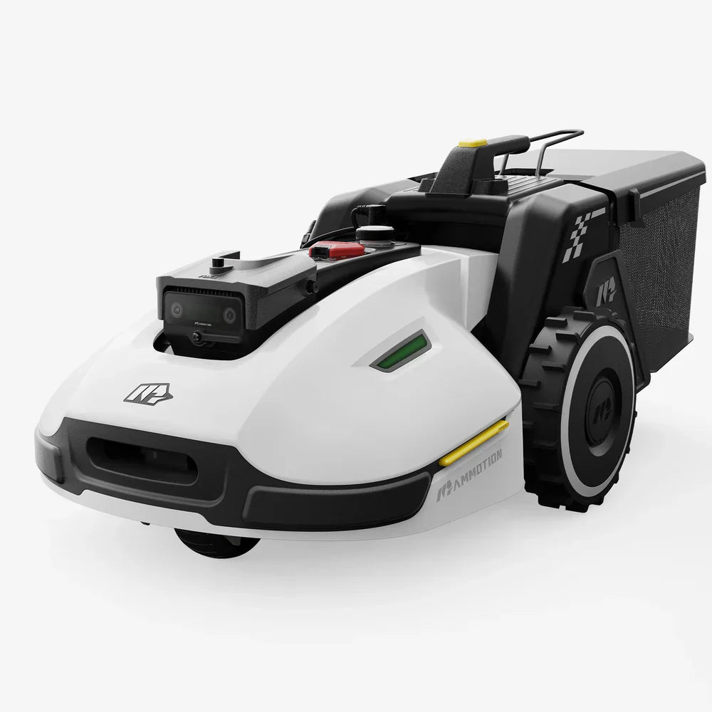 YUKA 2000 Mähroboter mit Lawn Sweeper Kit – Für Rasenflächen bis 2000 m², RTK- & 3D-Vision-Navigation, ohne Begrenzungskabel