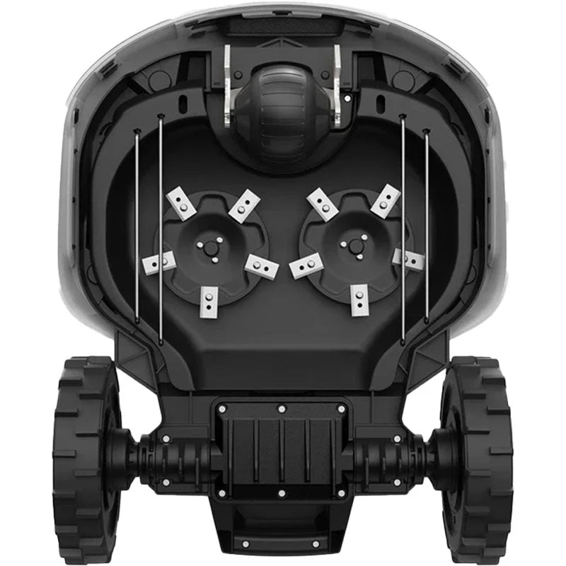 YUKA 2000 Mähroboter mit Lawn Sweeper Kit – Für Rasenflächen bis 2000 m², RTK- & 3D-Vision-Navigation, ohne Begrenzungskabel